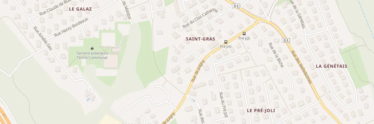 Plan du 2 Imp de Saint Grat à La Ravoire