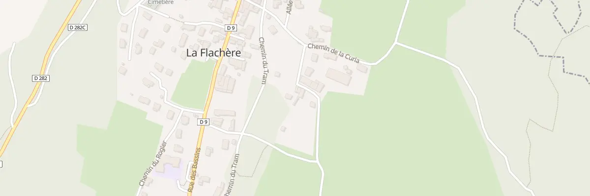 Plan du 5081 Village à La Flachère