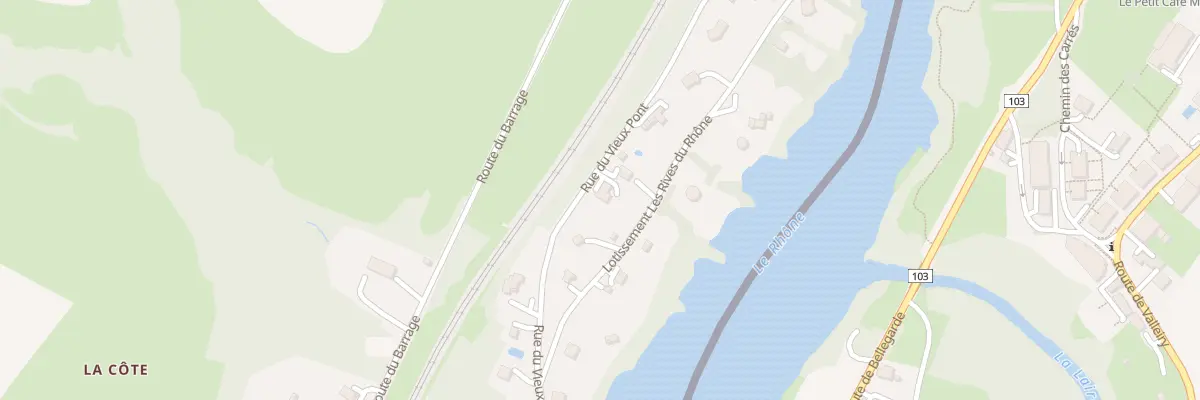 Plan du 436 Rue du Vieux Pont à Pougny