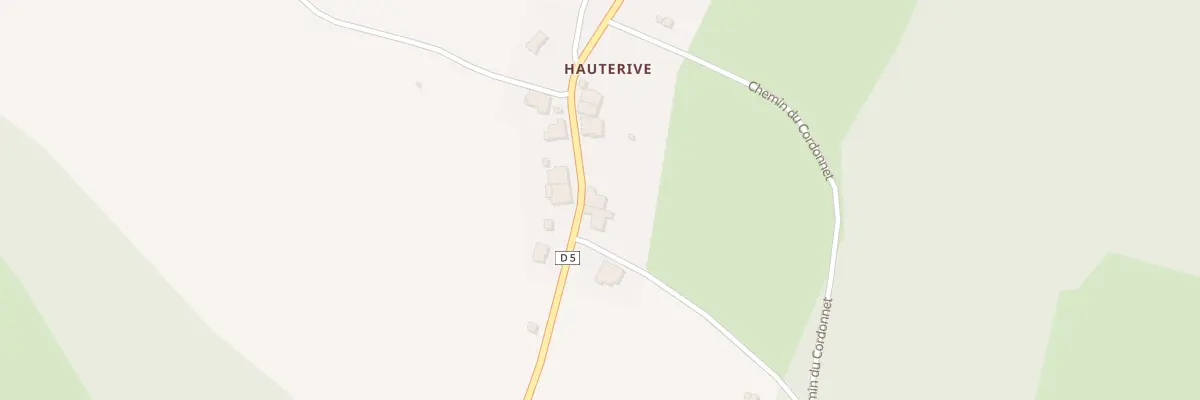 Plan du 7 Rte des Chenevières à Cordonnet