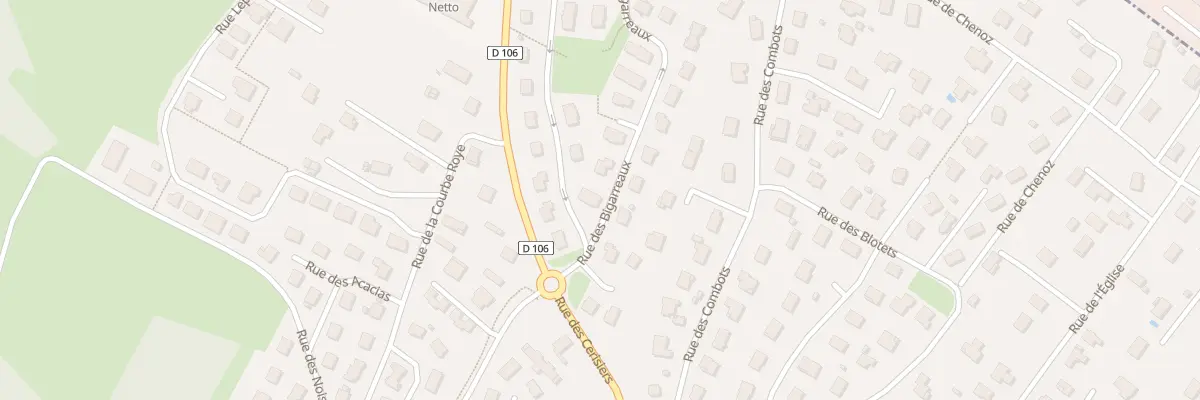 Plan du 1 Rue des Bigarreaux à Avanne-Aveney