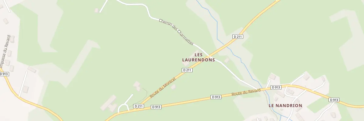 Plan du 223 Rte du Montcel à Trévignin