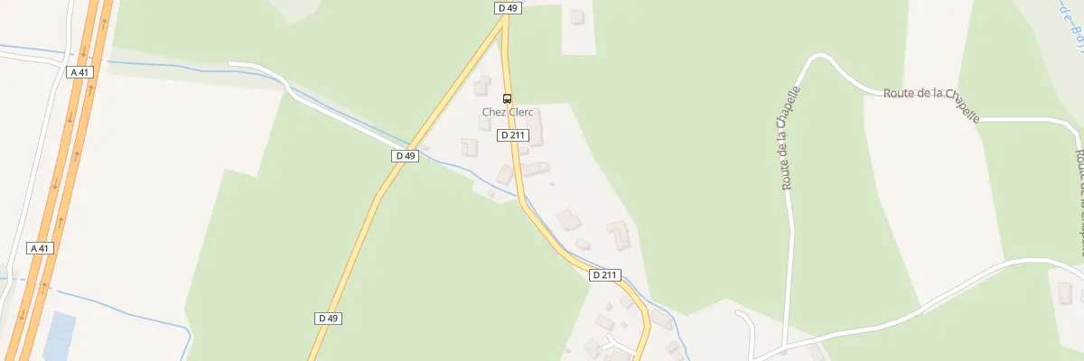 Plan du 127 Rte de Chamberaz à Entrelacs