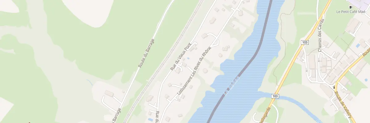 Plan du 450 Rue du Vieux Pont à Pougny