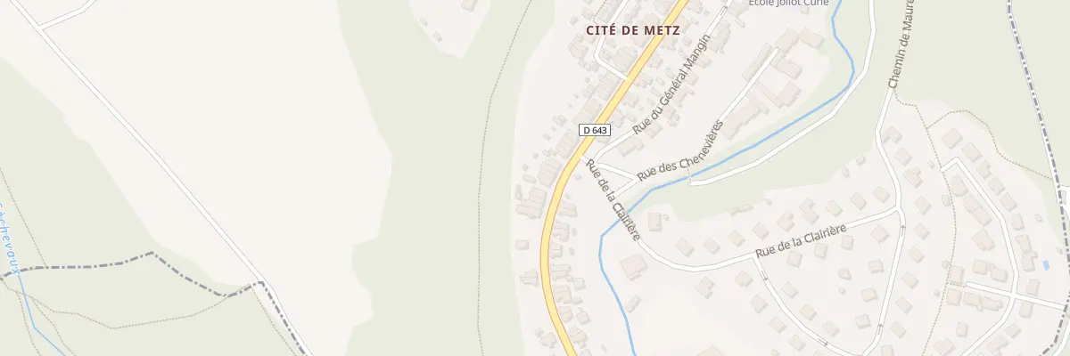 Plan du 90 Rue de Metz à Moutiers