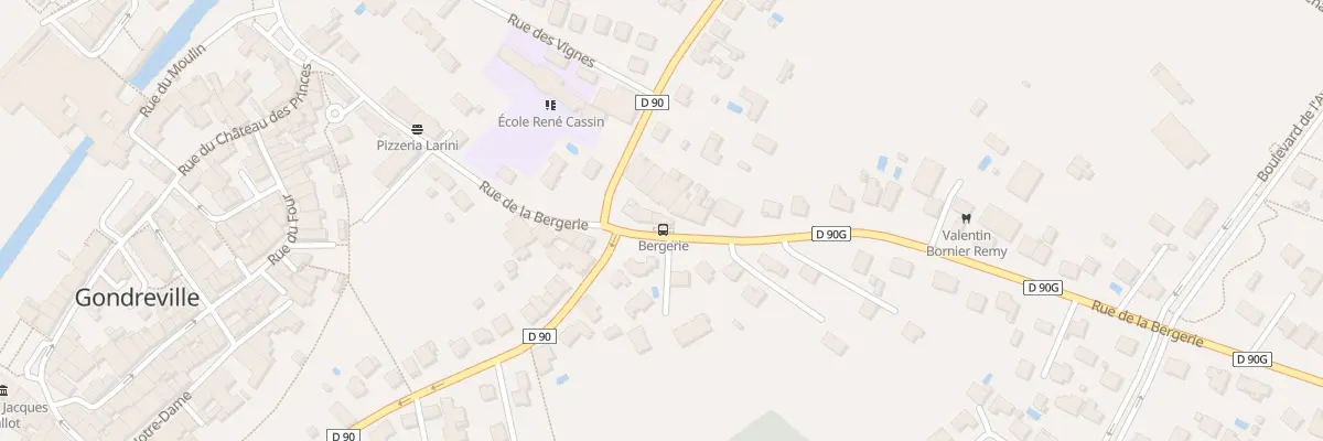 Plan du 28 Rue de la Bergerie à Gondreville