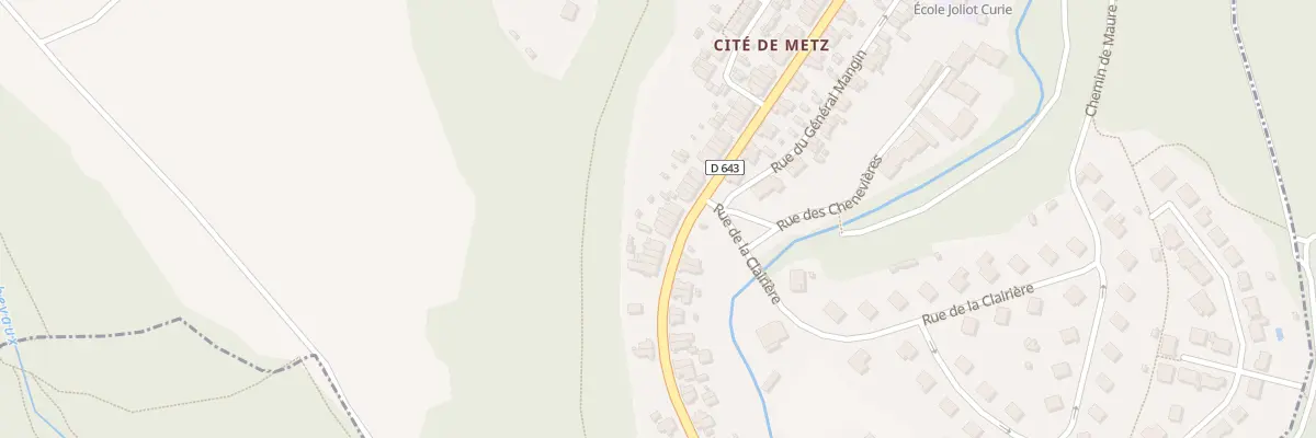 Plan du 89 Rue de Metz à Moutiers