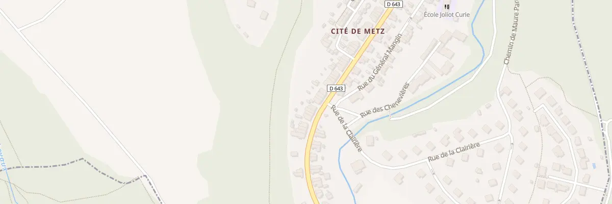 Plan du 86 Rue de Metz à Moutiers