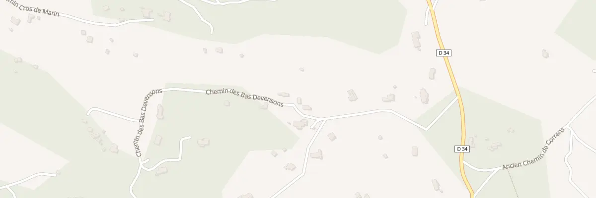 Plan du 9006 Les Cros de Marin à Bras
