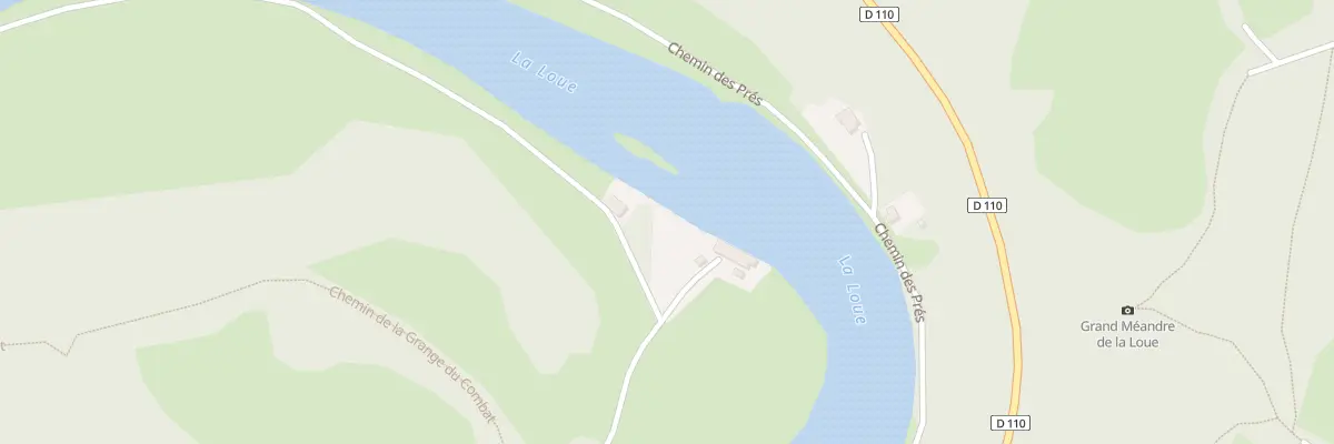 Plan du 6 Che du Moulin à Chenecey-Buillon