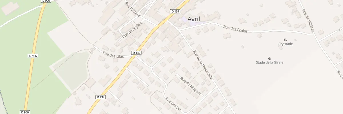 Plan du 3 Rue des Violettes à Avril
