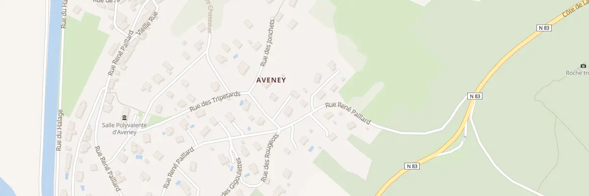 Plan du 2 Rue des Jonchets à Avanne-Aveney