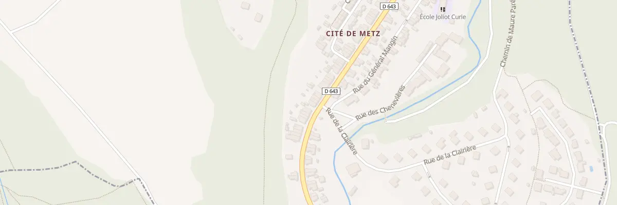 Plan du 84 Rue de Metz à Moutiers