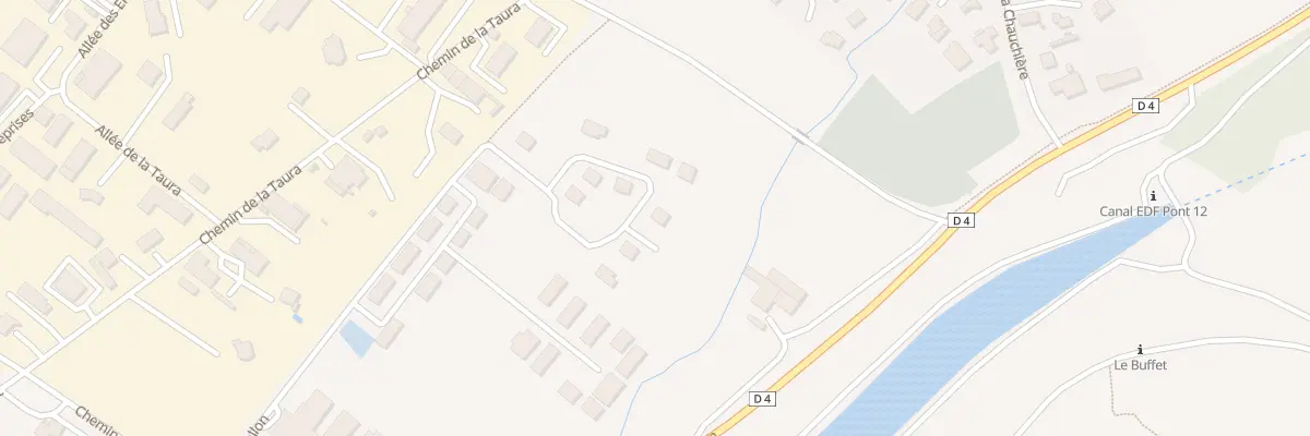 Plan du 111 Rte du Domaine aux Mées