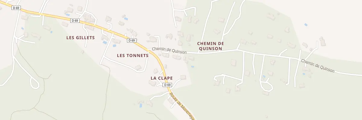 Plan du 72 Che de Quinson à Saint-Julien