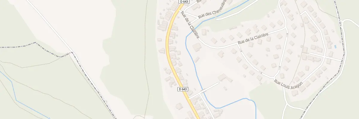 Plan du 85 Rue de Metz à Moutiers