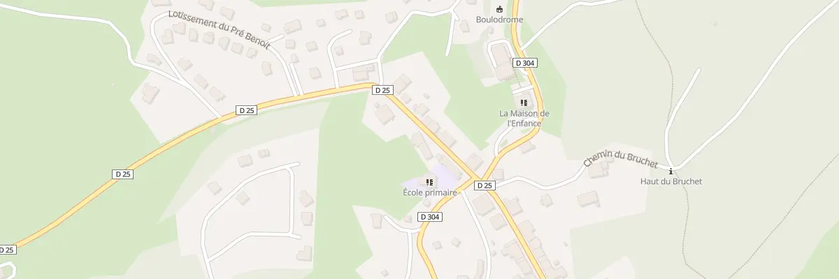 Plan du 126 Grande Rue à Lamoura