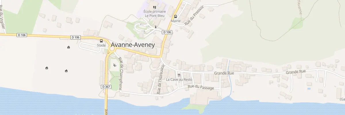 Plan du 2 Rue de l’Eglise à Avanne-Aveney