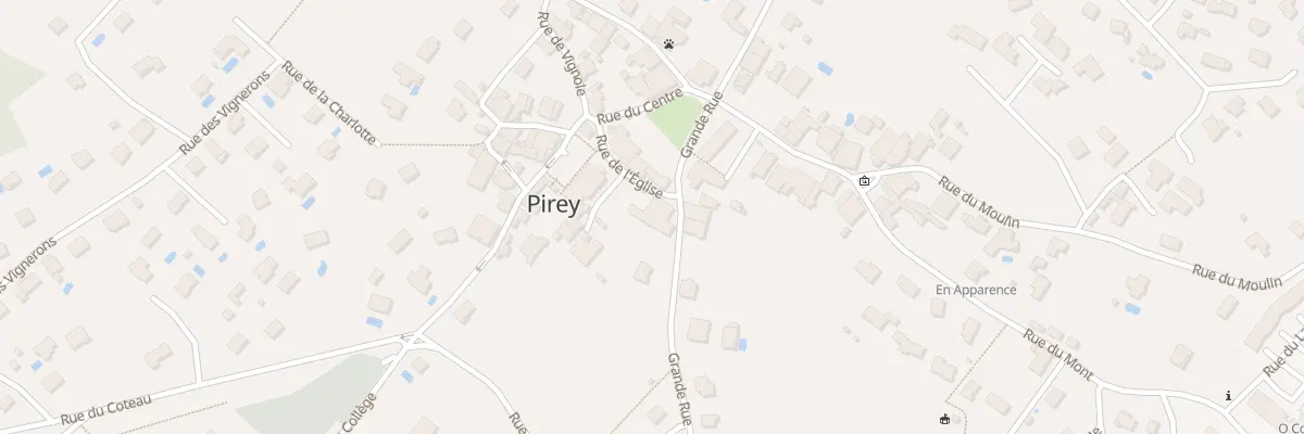 Plan du 5 Gr Grande Rue à Pirey