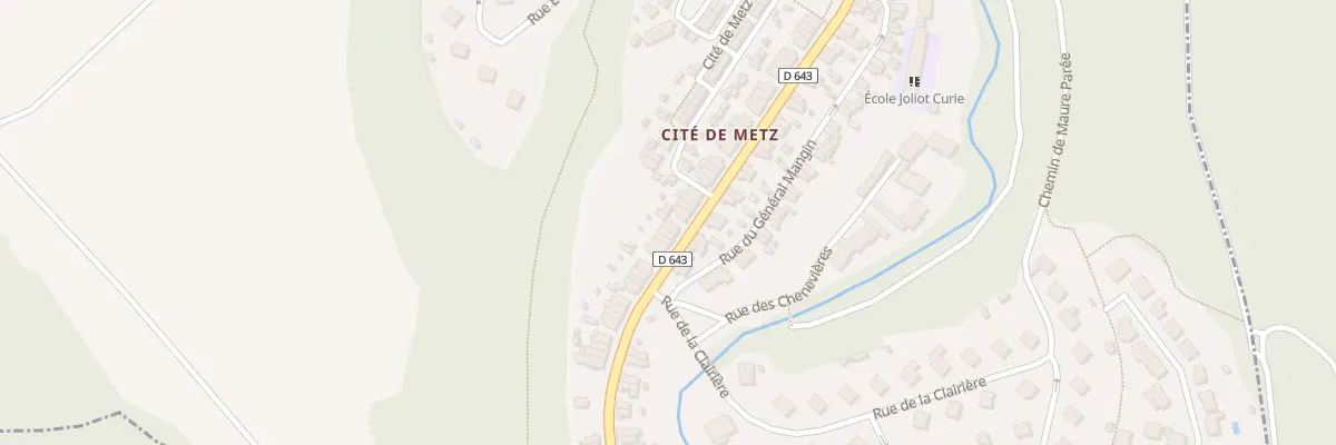 Plan du 70 Rue de Metz à Moutiers