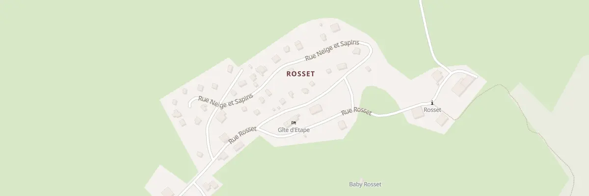 Plan du 38 Rue Neige et Sapins-Rosset à Longchaumois