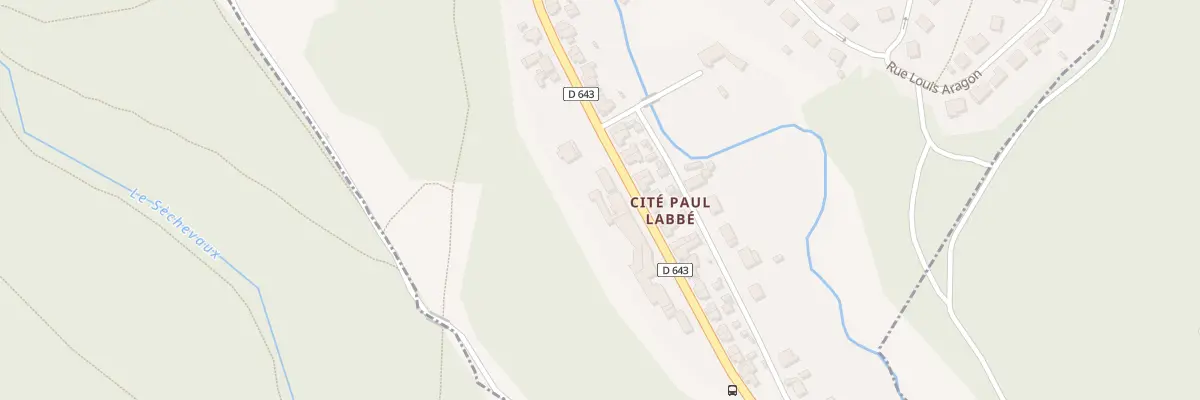 Plan du 15B Rue Paul Labbé à Moutiers