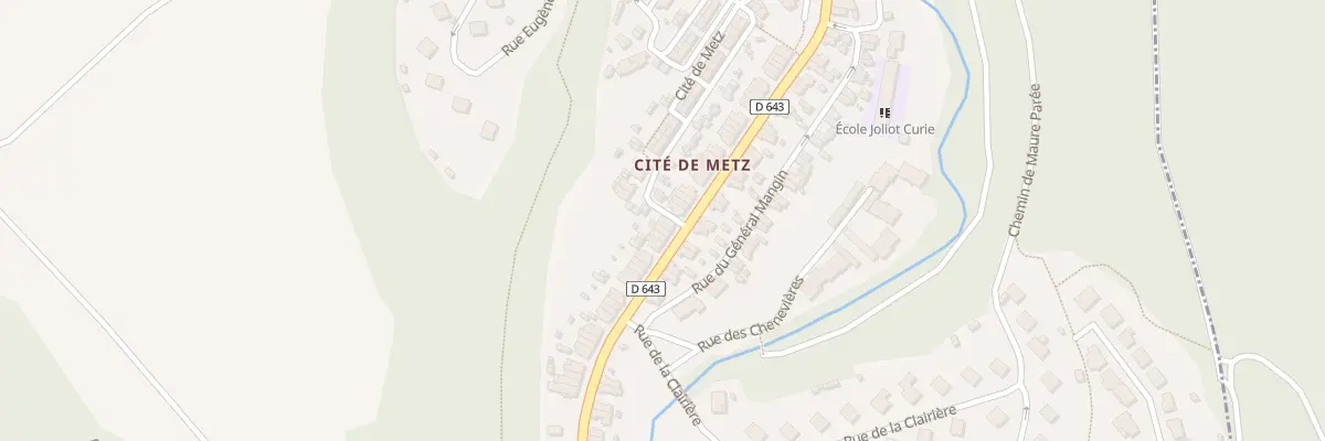 Plan du 62 Rue de Metz à Moutiers