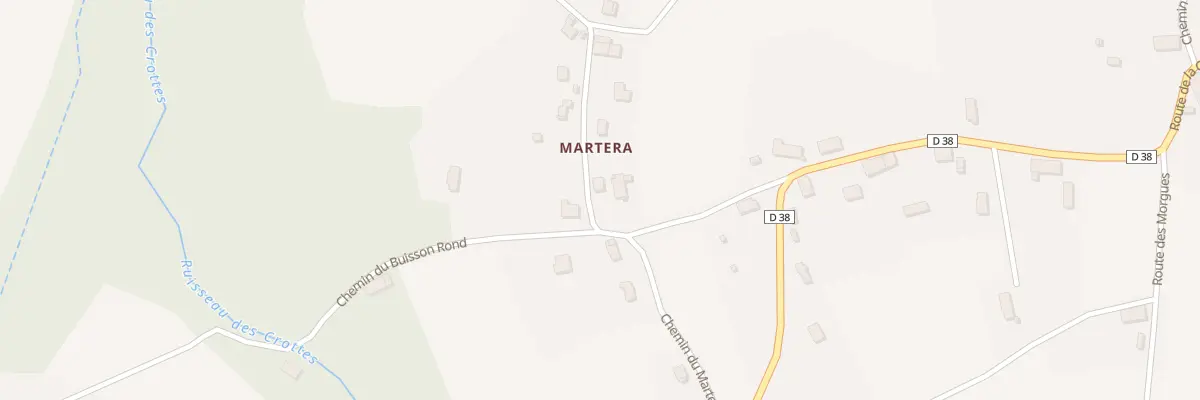 Plan du 262 Che du Martera à Thusy