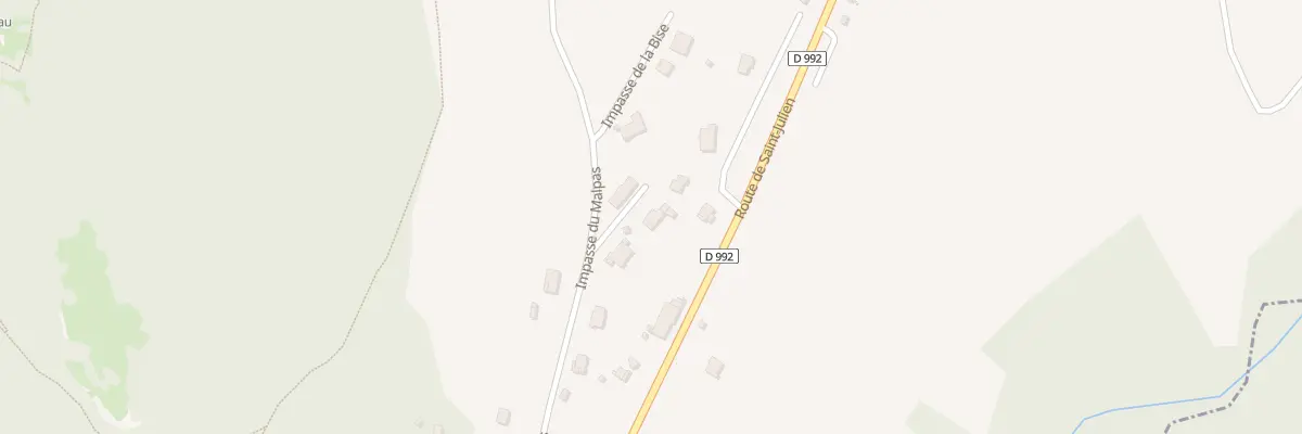 Plan du 60 Imp du Bisolet à Chaumont