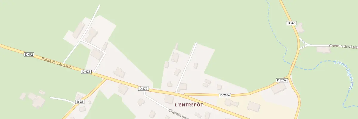 Plan du 1 Che du Champ Rondet à Dournon