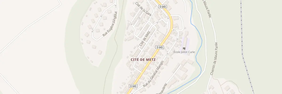 Plan du 113 Cité de Metz à Moutiers