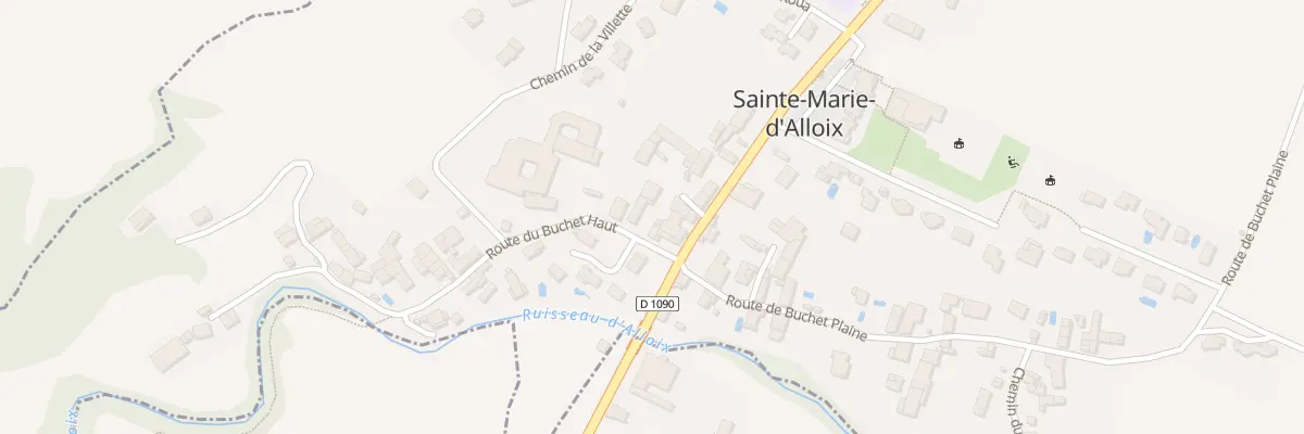 Plan du 2 Rte du Buchet Haut à Sainte-Marie-d’Alloix