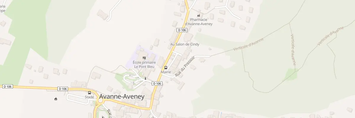 Plan du 8 Rue de l’Abondance à Avanne-Aveney