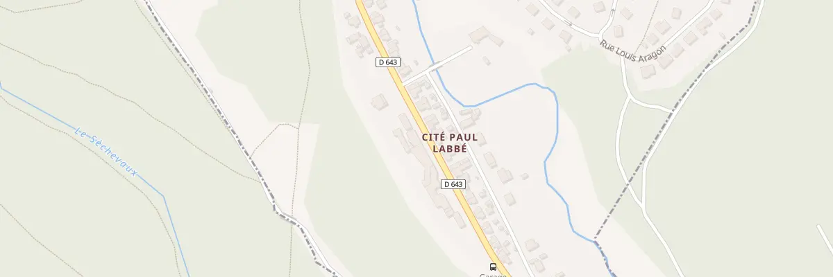 Plan du 15A Rue Paul Labbé à Moutiers