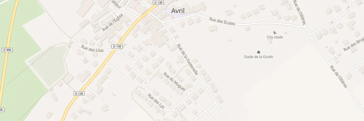 Plan du 7 Rue de la Fontenelle à Avril