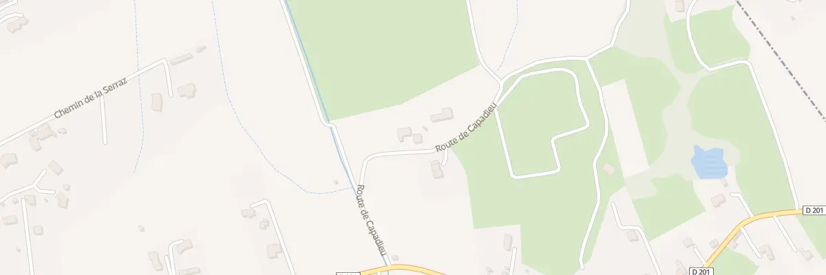 Plan du 197 Rte de Capadieu à Apremont