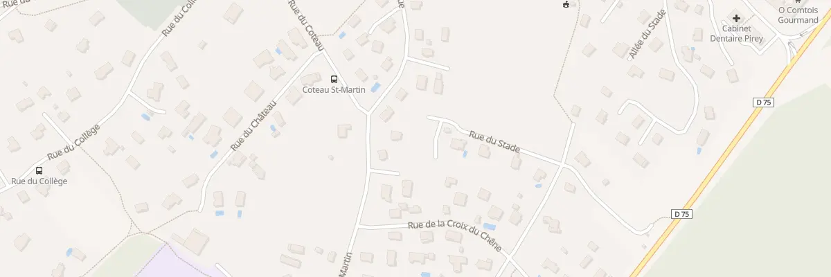 Plan du 13 Rue du Stade à Pirey