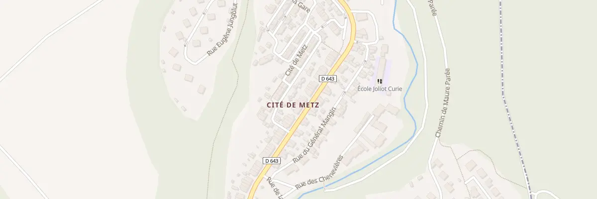 Plan du 48 Rue de Metz à Moutiers