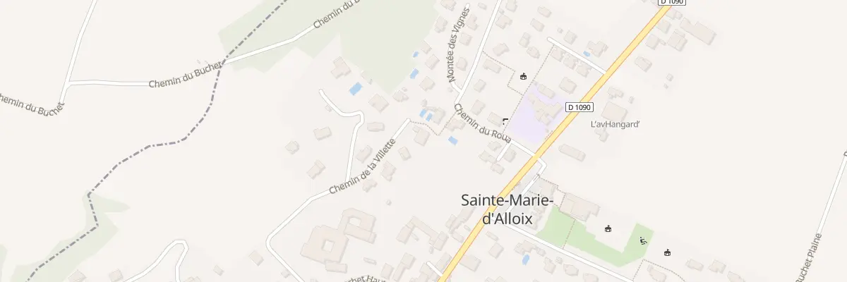 Plan du 290 Che de la Villette à Sainte-Marie-d’Alloix
