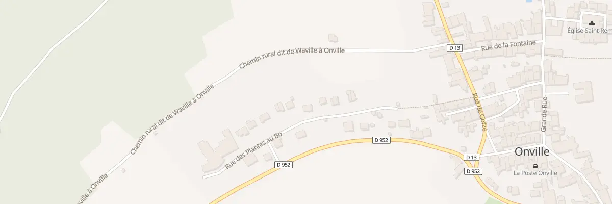 Plan du 10 Rue des Plantes au Bô à Onville