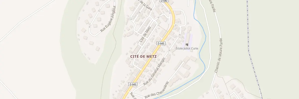 Plan du 44 Rue de Metz à Moutiers