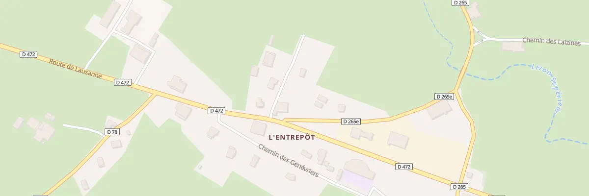Plan du 5 Rte de Lausanne à Dournon