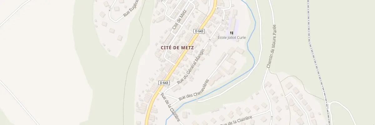 Plan du 55 Rue de Metz à Moutiers