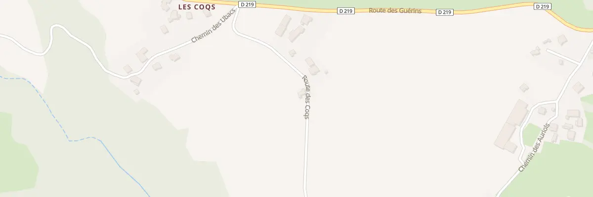 Plan du 865 Rte des Coqs à Sigoyer
