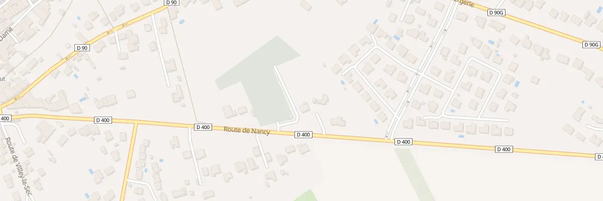 Plan du 26 Rte de Nancy à Gondreville