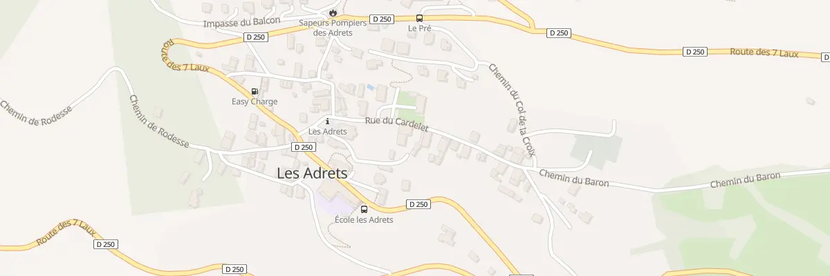 Plan du 94 Rue du Cardelet aux Adrets