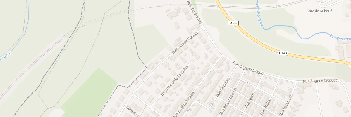 Plan du 9 Rue Octave Corzani à Auboué