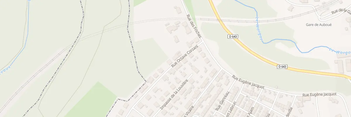 Plan du 4 Rue Octave Corzani à Auboué