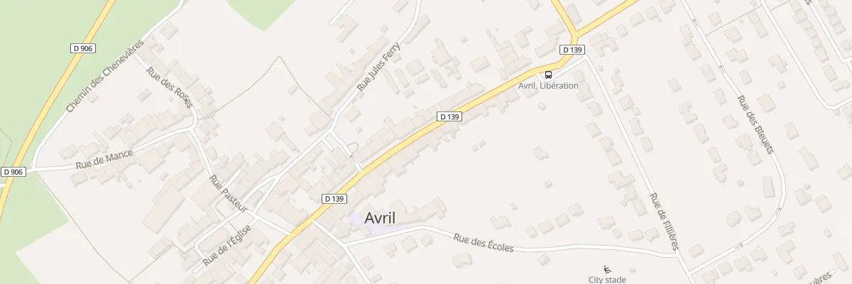 Plan du 33 Rue de la Libération à Avril