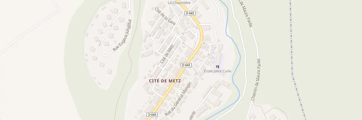 Plan du 32 Rue de Metz à Moutiers